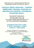 Zdjęcie artykułu Wsparcie na tworzenie nowych miejsc pracy z Lokalnej Grupy Działania