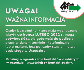 Zdjęcie artykułu UWAGA! Zmiana organizacji pracy urzędu!