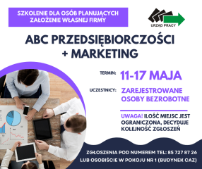 Zdjęcie artykułu Szkolenie dla osób ubiegających się o dotację