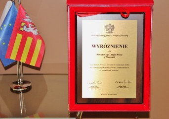 Zdjęcie artykułu Ogólnopolski sukces Powiatowego Urzędu Pracy w Mońkach